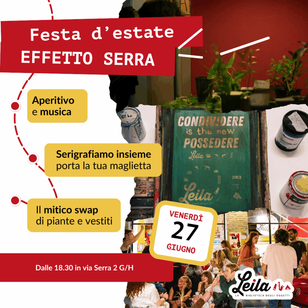 Festa d'estate EFFETTO SERRA