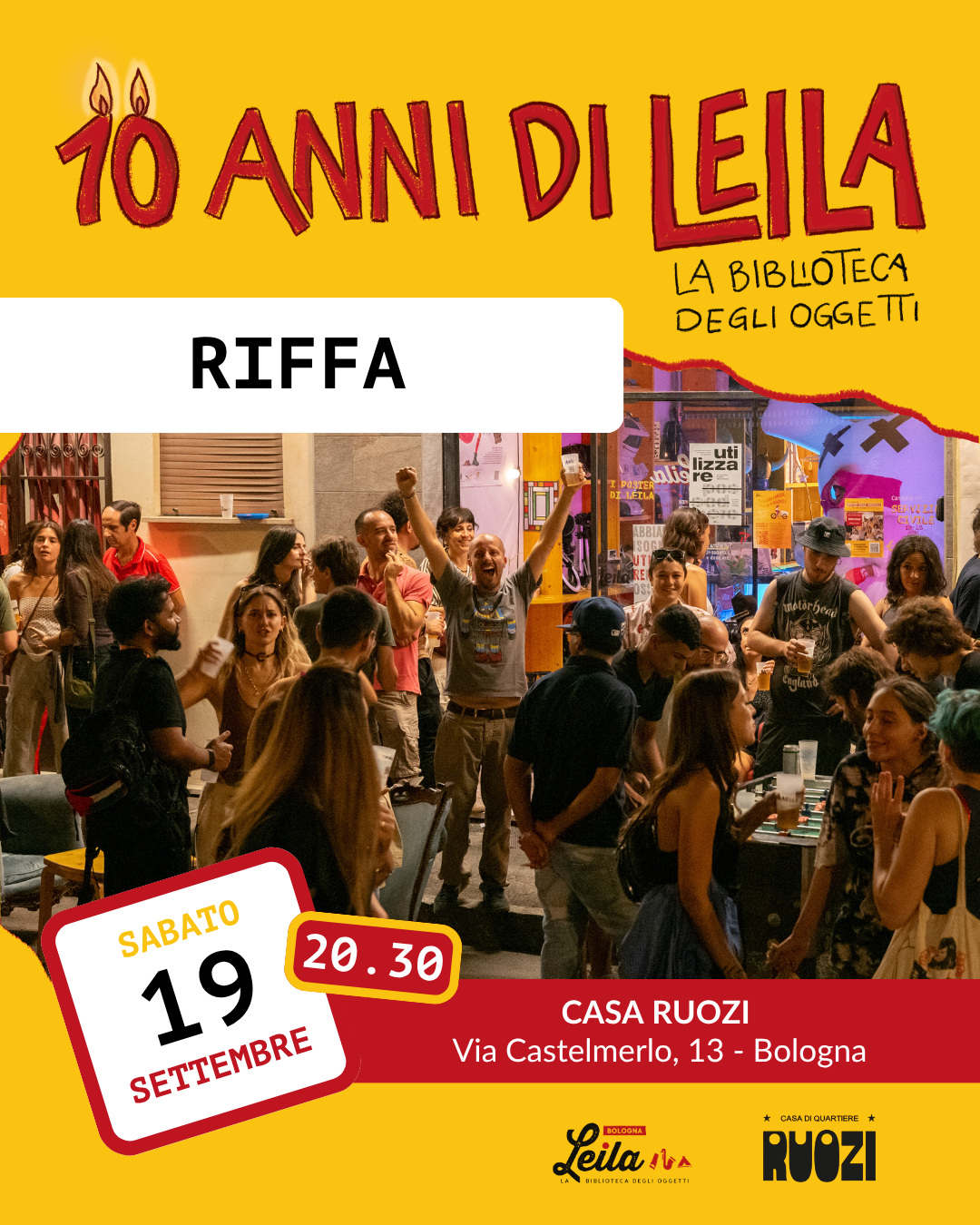 10 ANNI DI LEILA post riffa