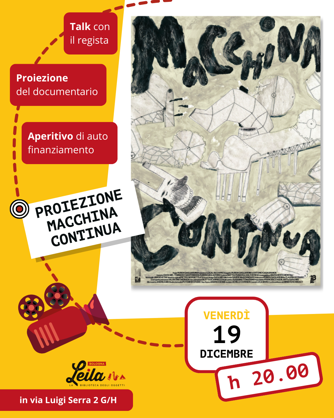 PROIEZIONE MACCHINA CONTINUA