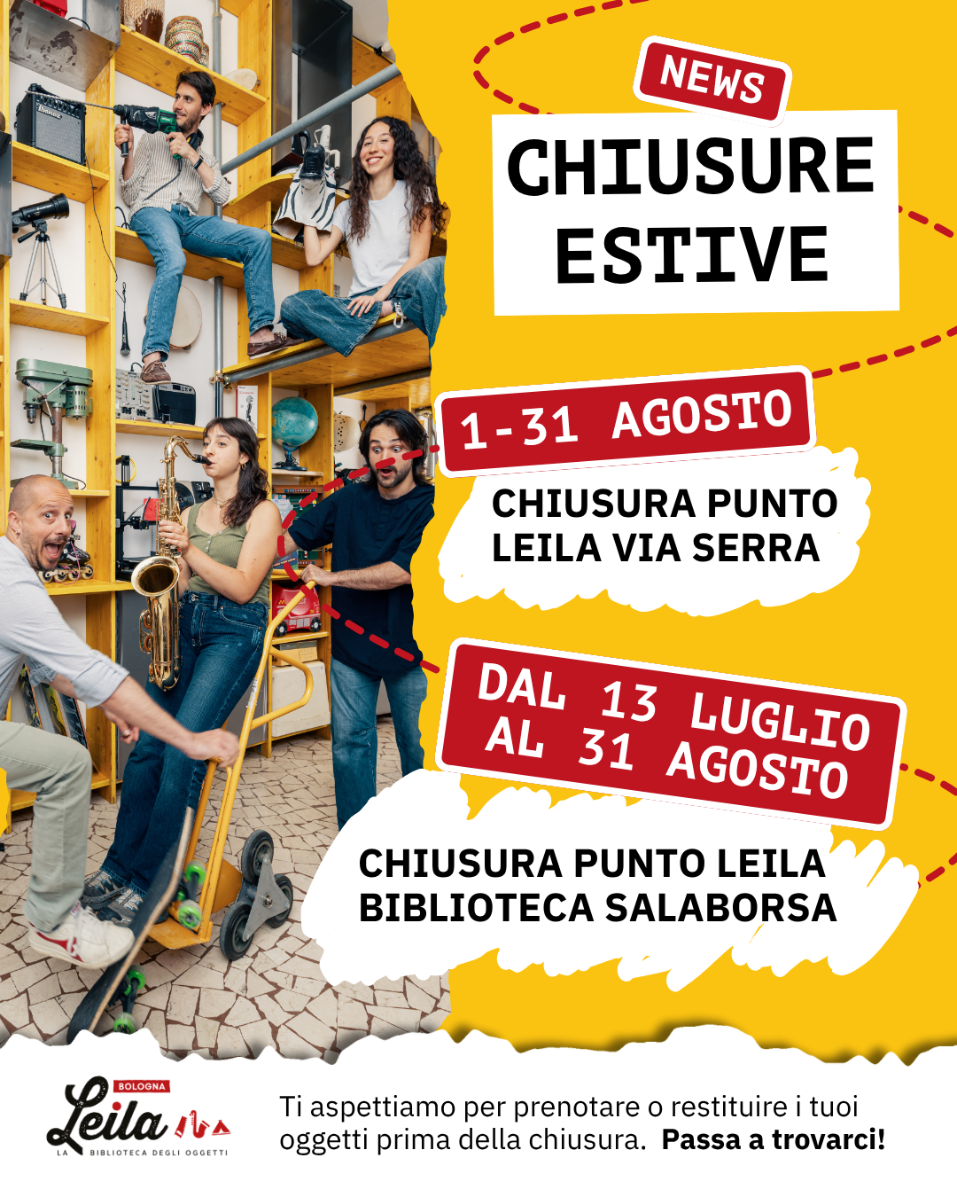 PROSSIME CHIUSURE